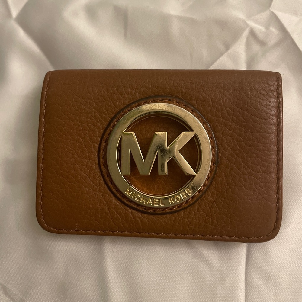 Michael Kors Vintage Brown Leather Wallet